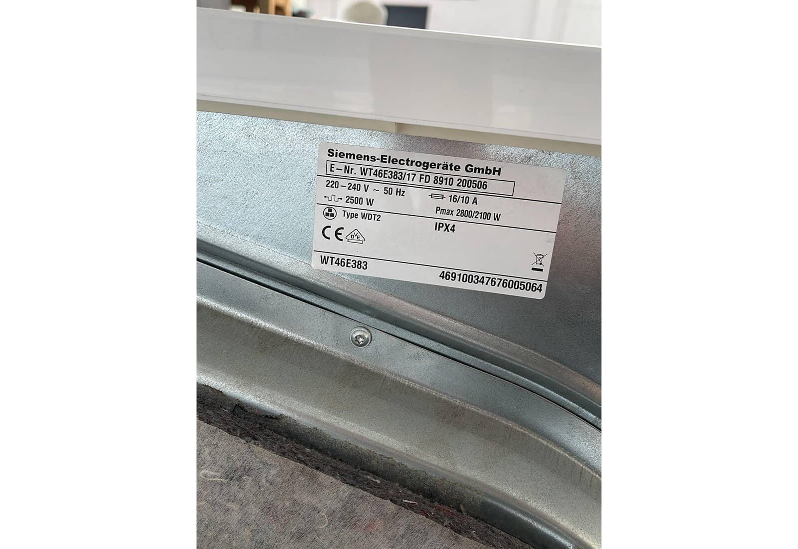 Siemens Extraklasse WT46E383 Condensdroger